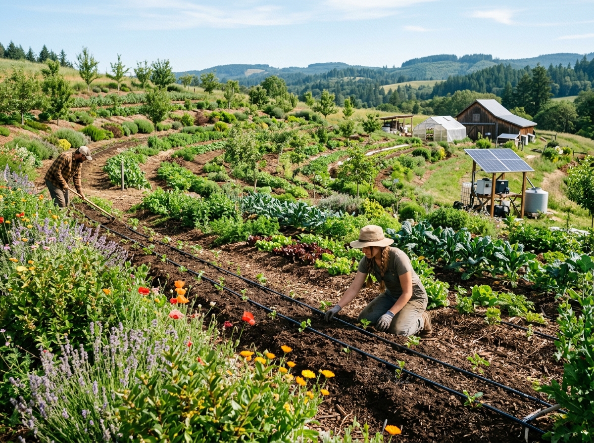 Regenerative agroforestry food forest