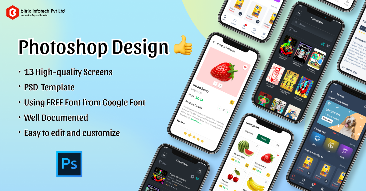 Best Photoshop Design Templates & UI Kits | Bitrix Theme
