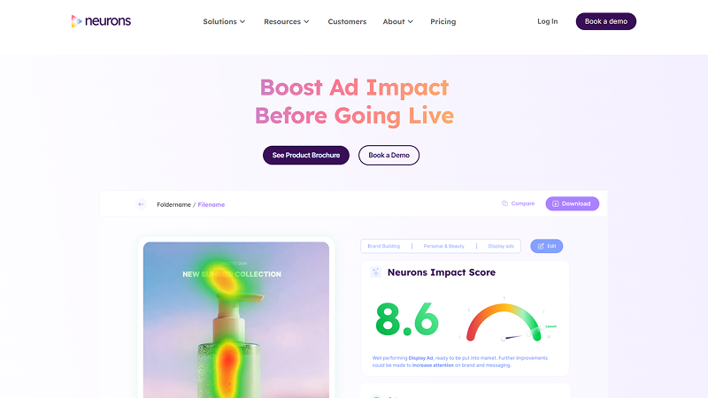 Neurons AI design tool useful for UX usability improvement.