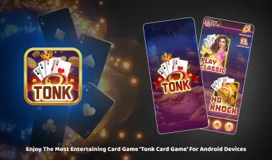 Tonk game UI main home page
