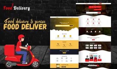 Food Delivery Template Our Screen Images