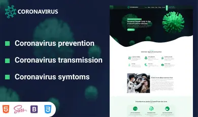 Coronavirus prevention page