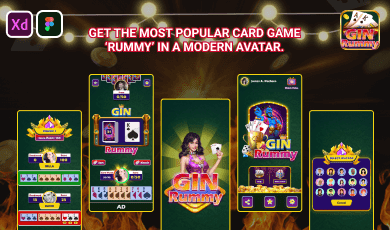 Gin rummy game main features page
