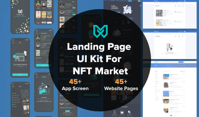NFT market app UI kit