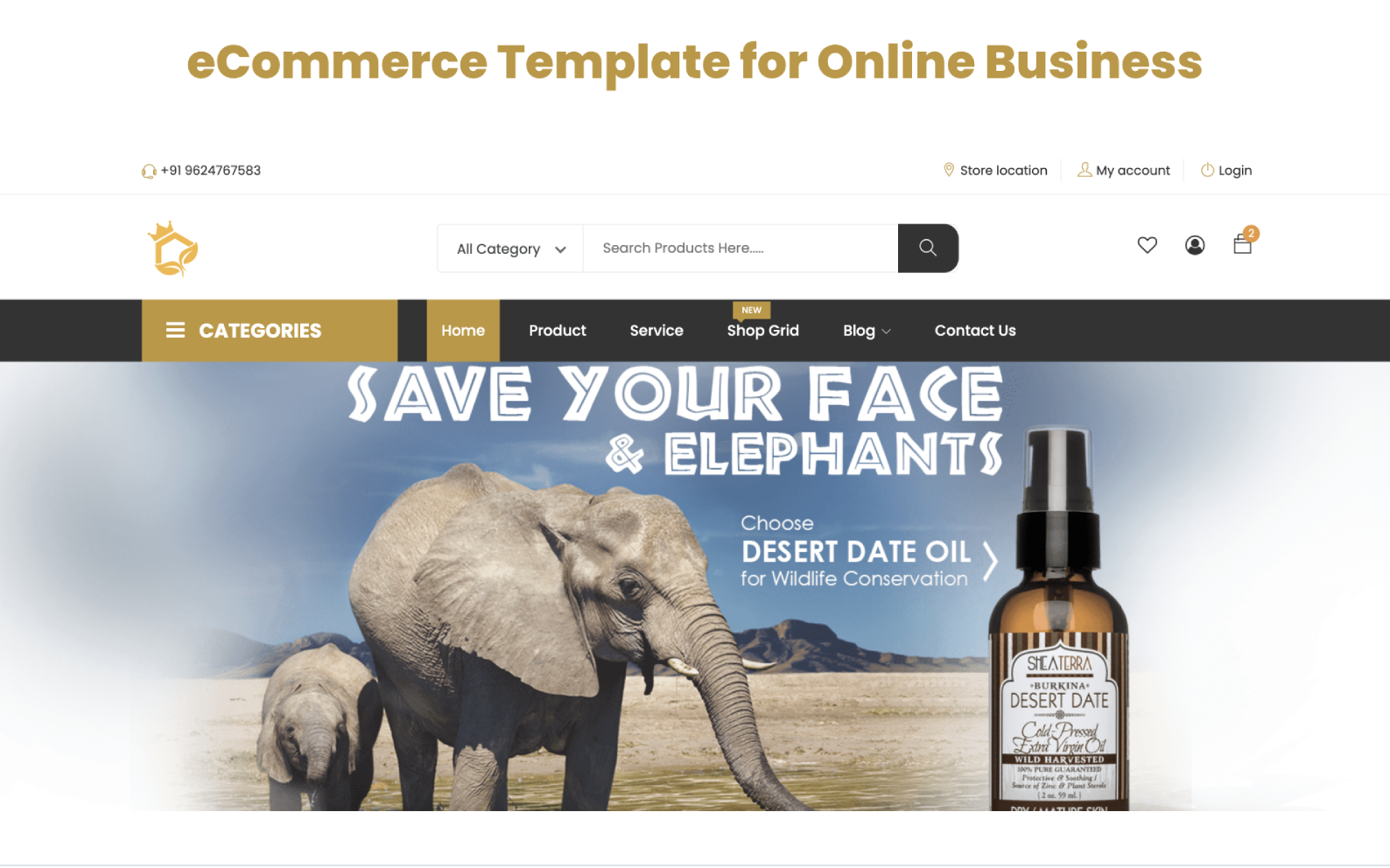 product screen image