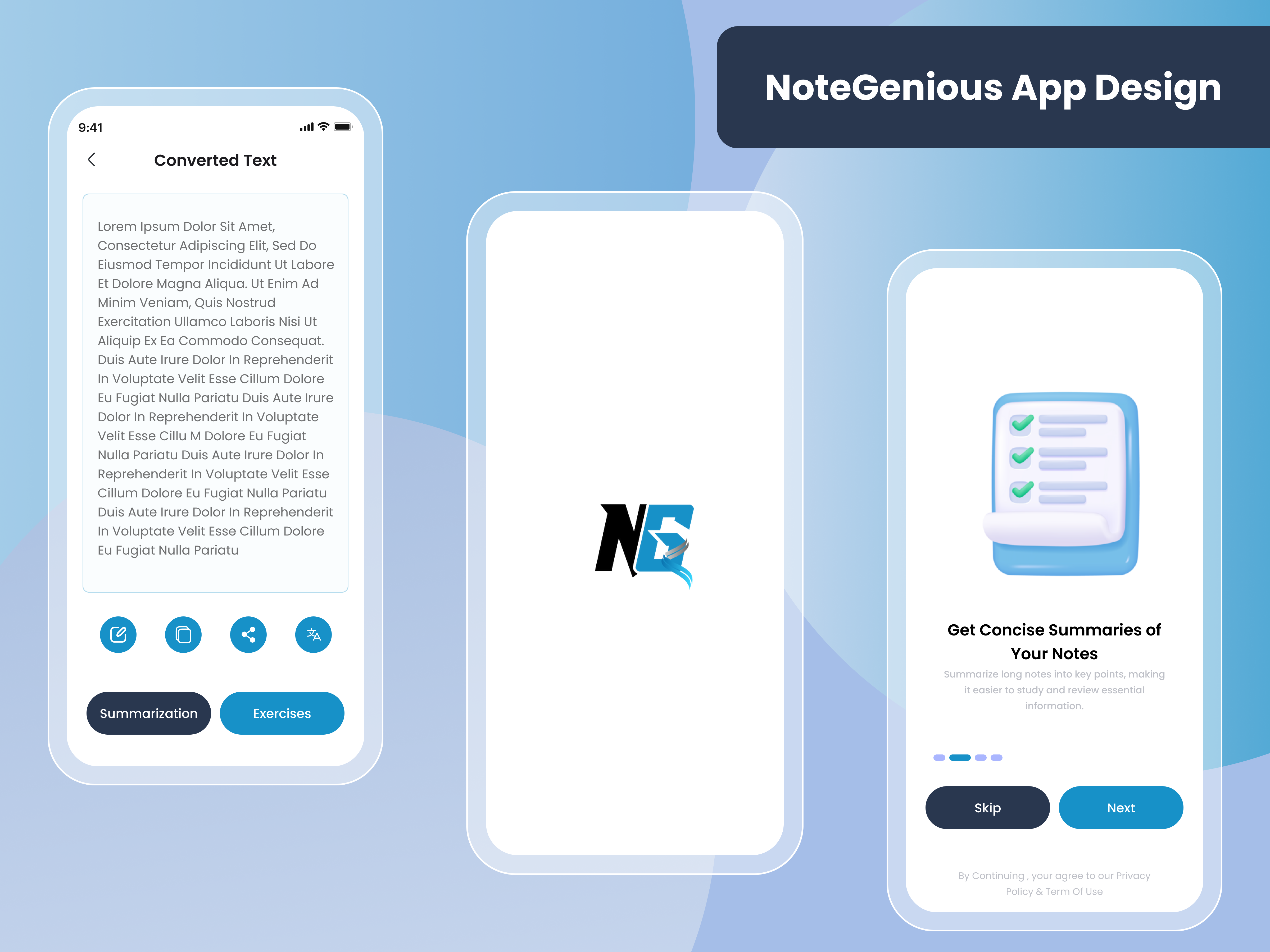product screen image