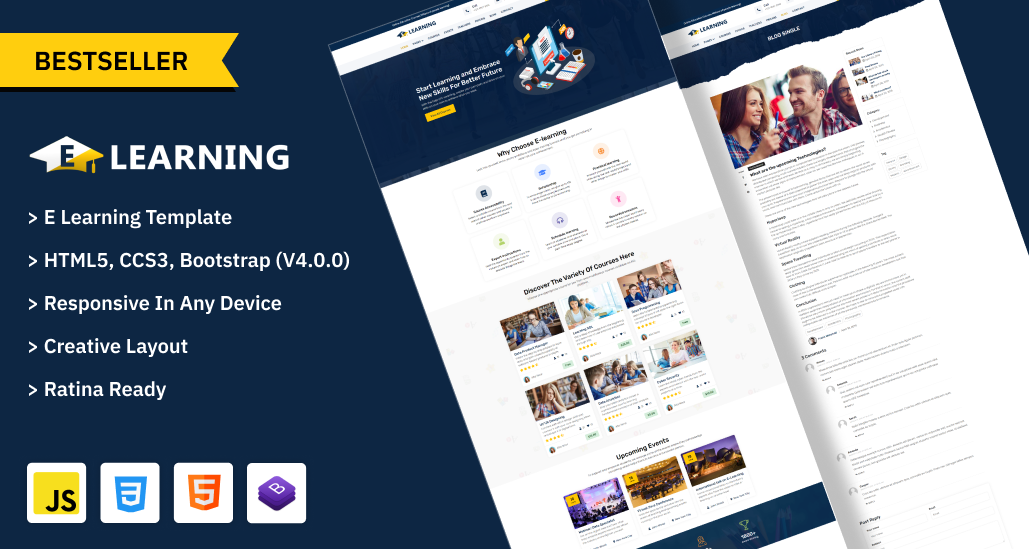 E-learning web UI kit