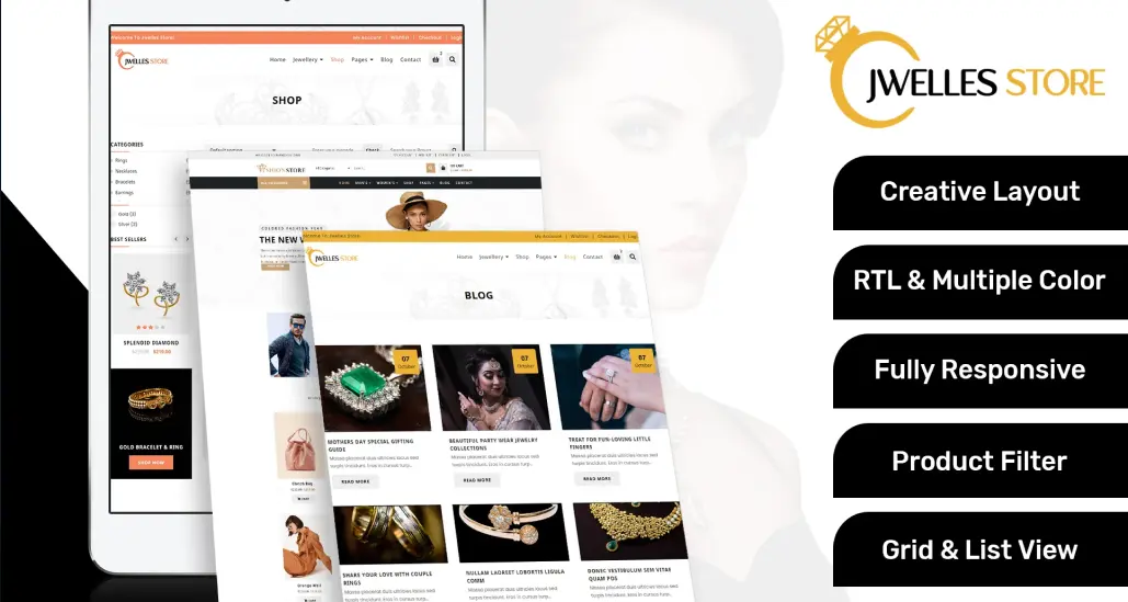 Fashion Store E-commerce page
