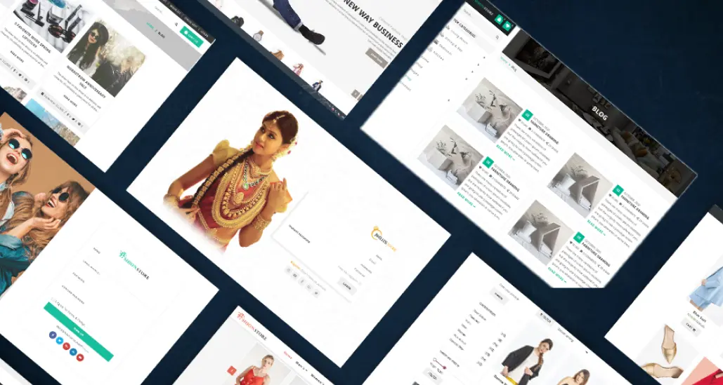 Fashion Store E-commerce page