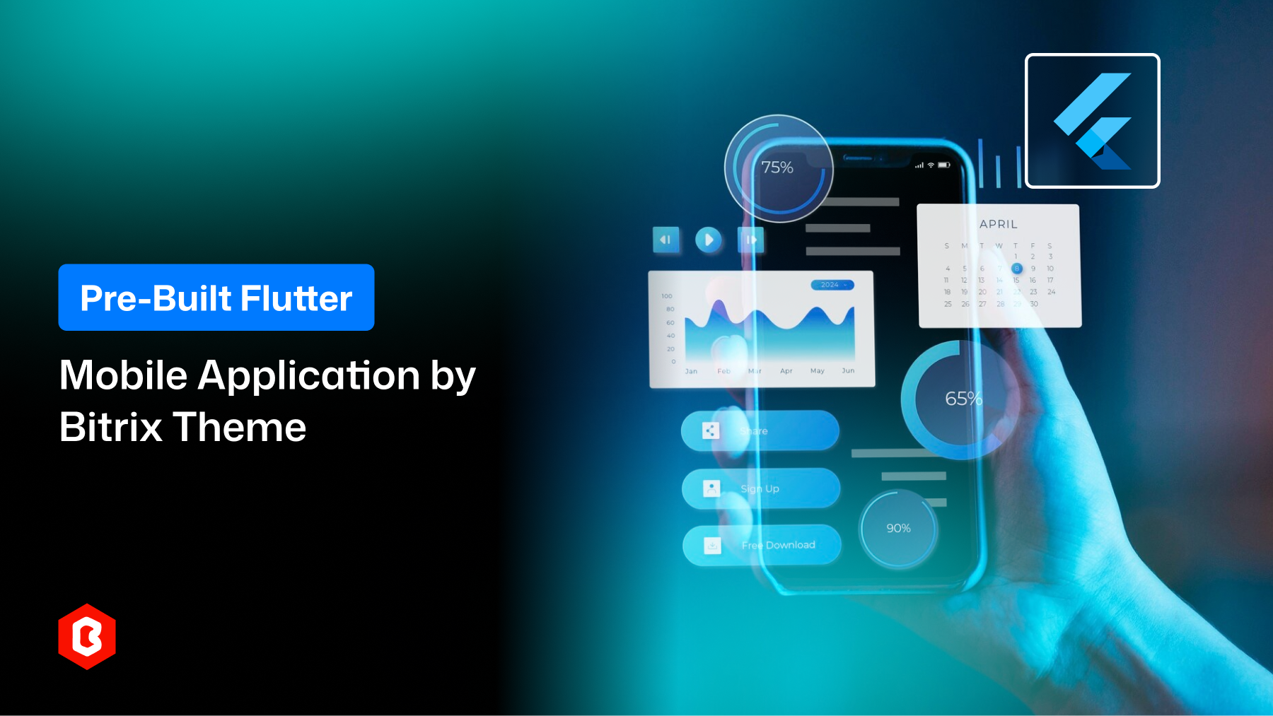 Pre-Built Flutter Mobile Application by Bitrix Theme: A Game Changer for Startups