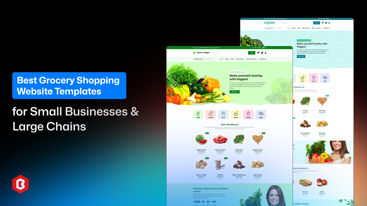 The Best Grocery Shopping Website Templates for Small Businesses & Large Chains