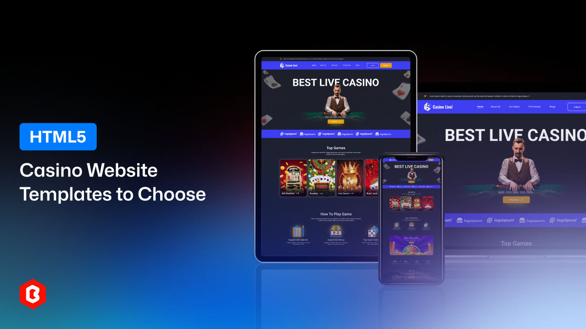 HTML5 Casino Website Templates: Fast, Responsive & Engaging Designs