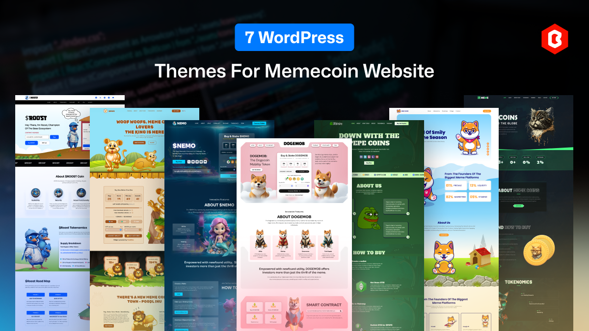 7 WordPress Themes for Memecoin Website