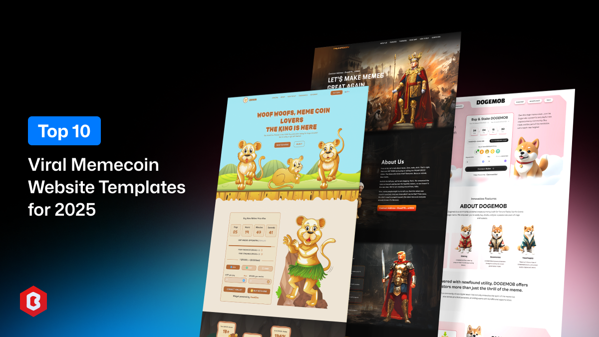 Top 10 Viral Memecoin Website Templates for 2025
