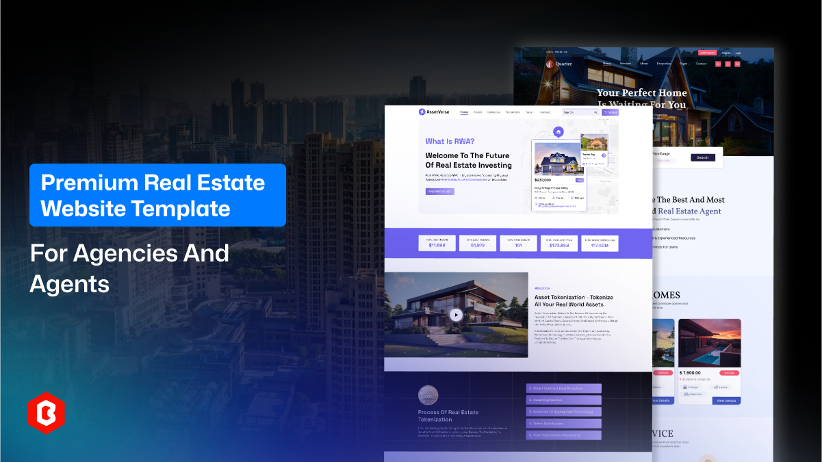 Premium Real Estate Website Template for Agencies and Agents