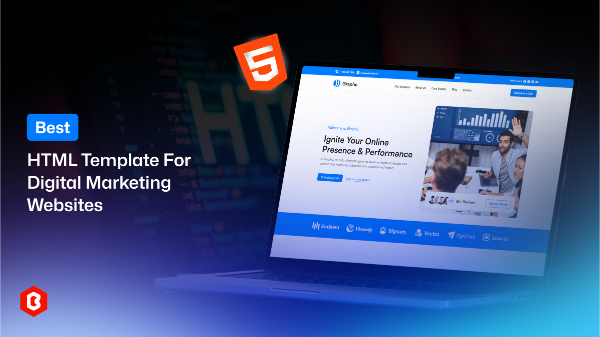 Best HTML Template for Digital Marketing Websites