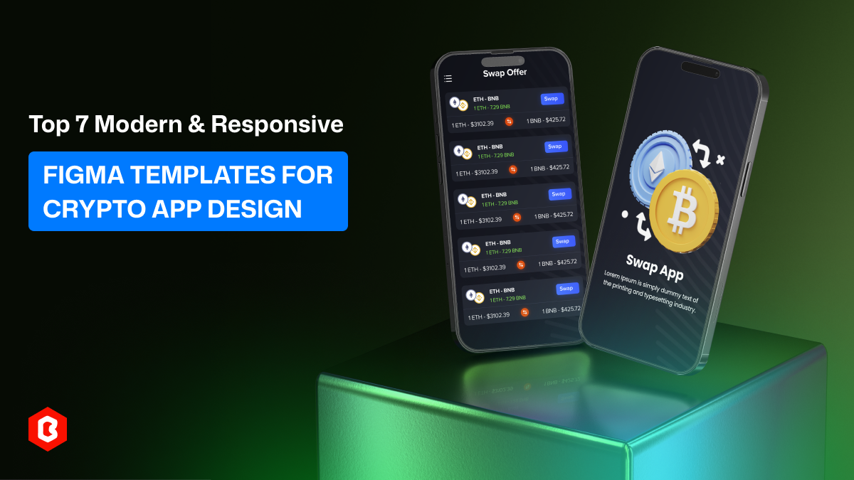 Top 7 Modern & Responsive Figma Templates for Crypto App Design