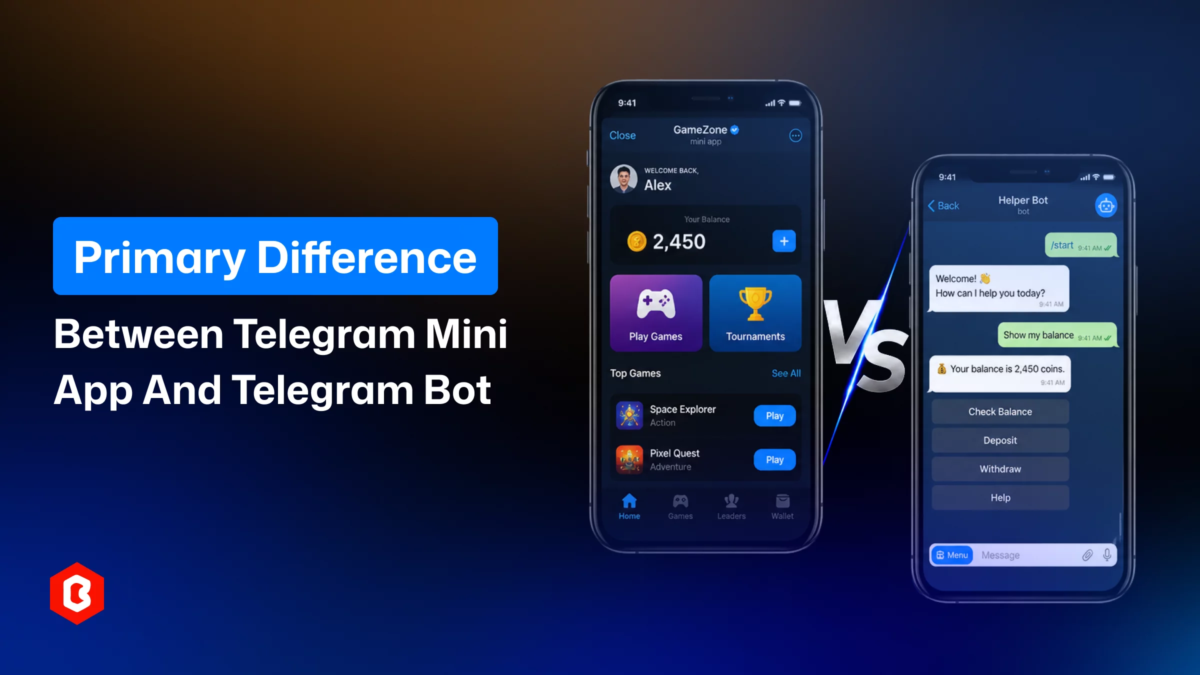 Primary Difference Between Telegram Mini App and Telegram Bot