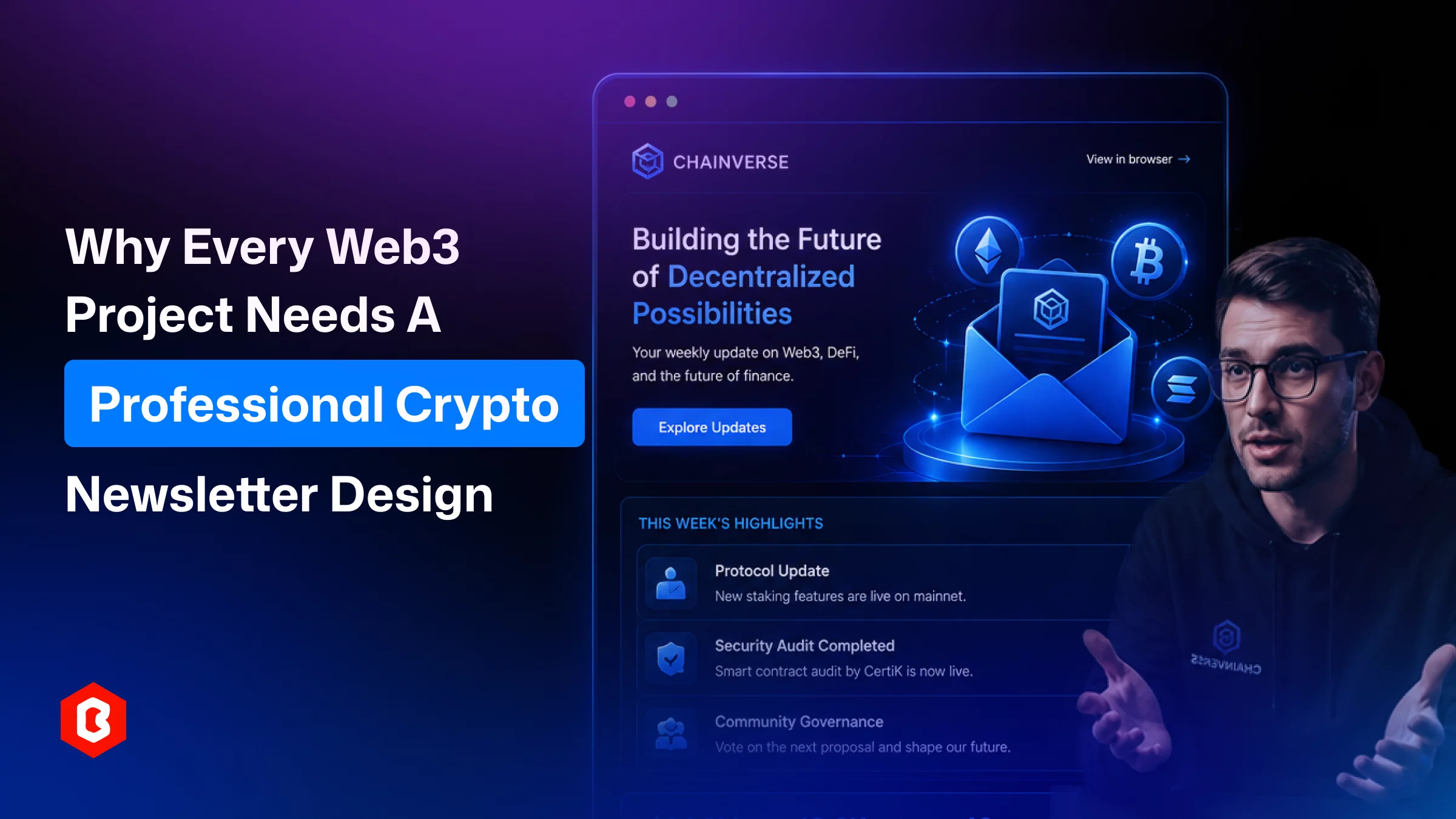 Why Every Web3 Project Needs a Professional Crypto Newsletter Design