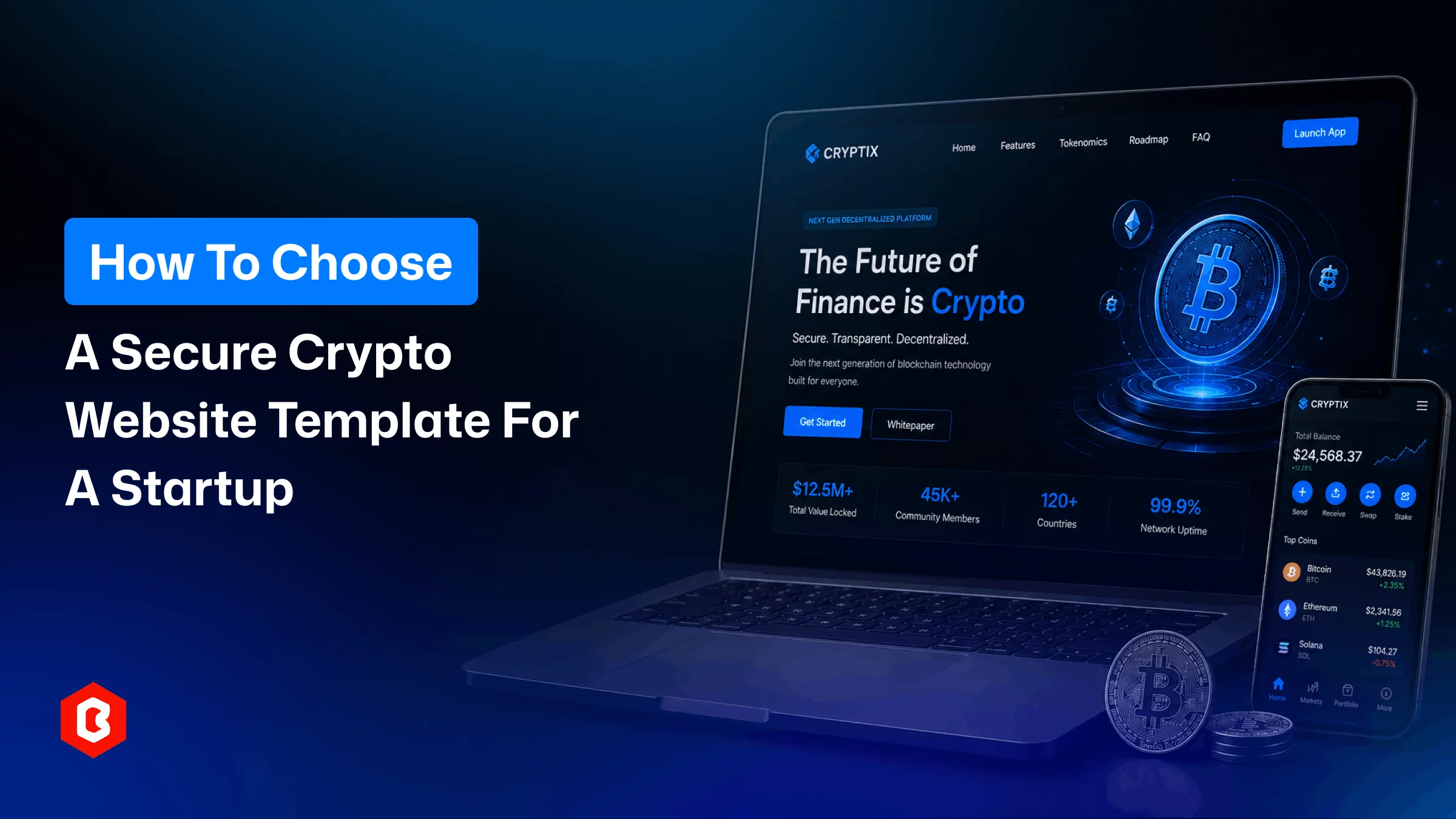 How to Choose a Secure Crypto Website Template for a Startup