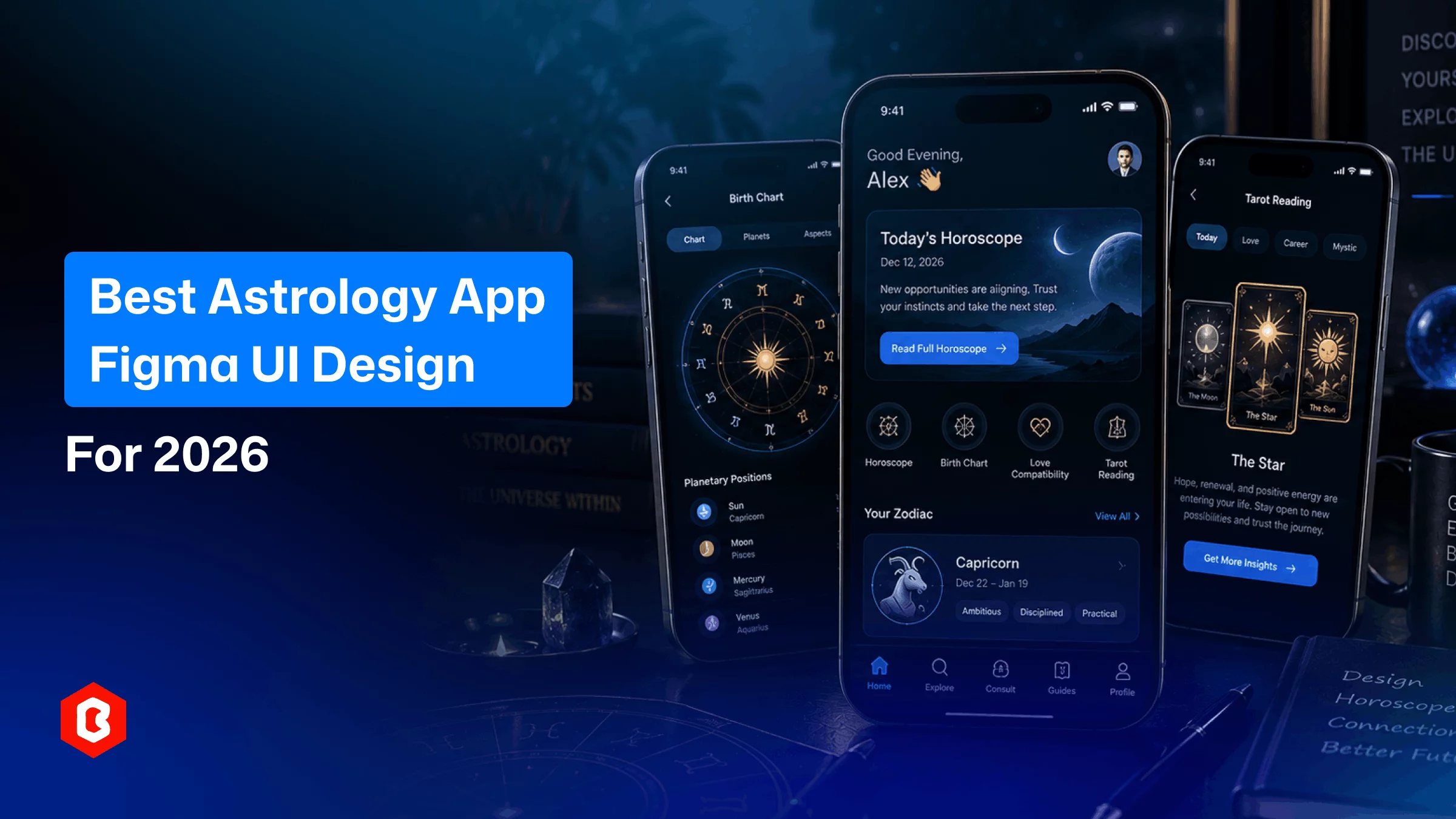 Best Astrology App Figma UI Design