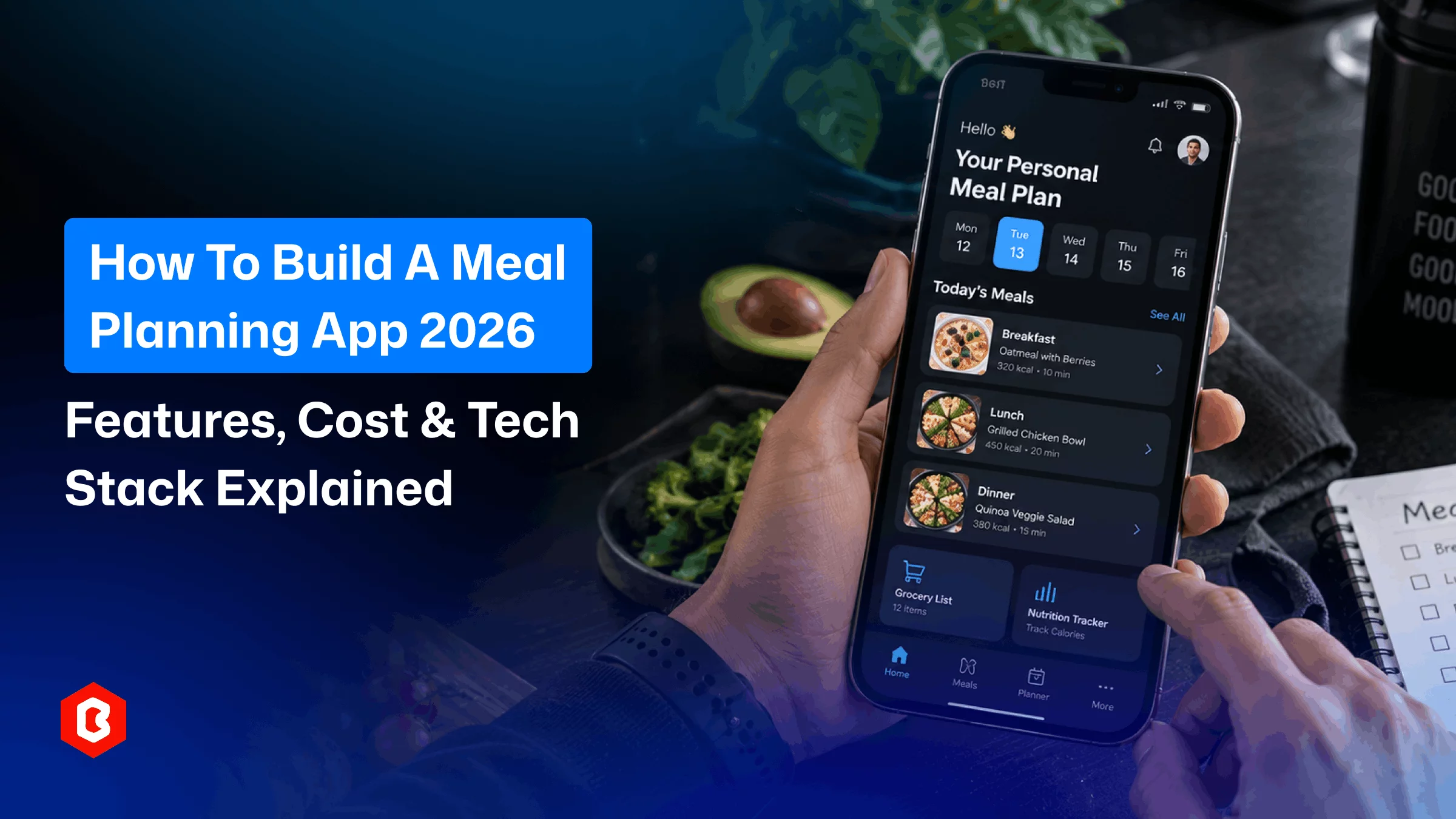 How to Build a Meal Planning App 2026: Features, Cost & Tech Stack Explained