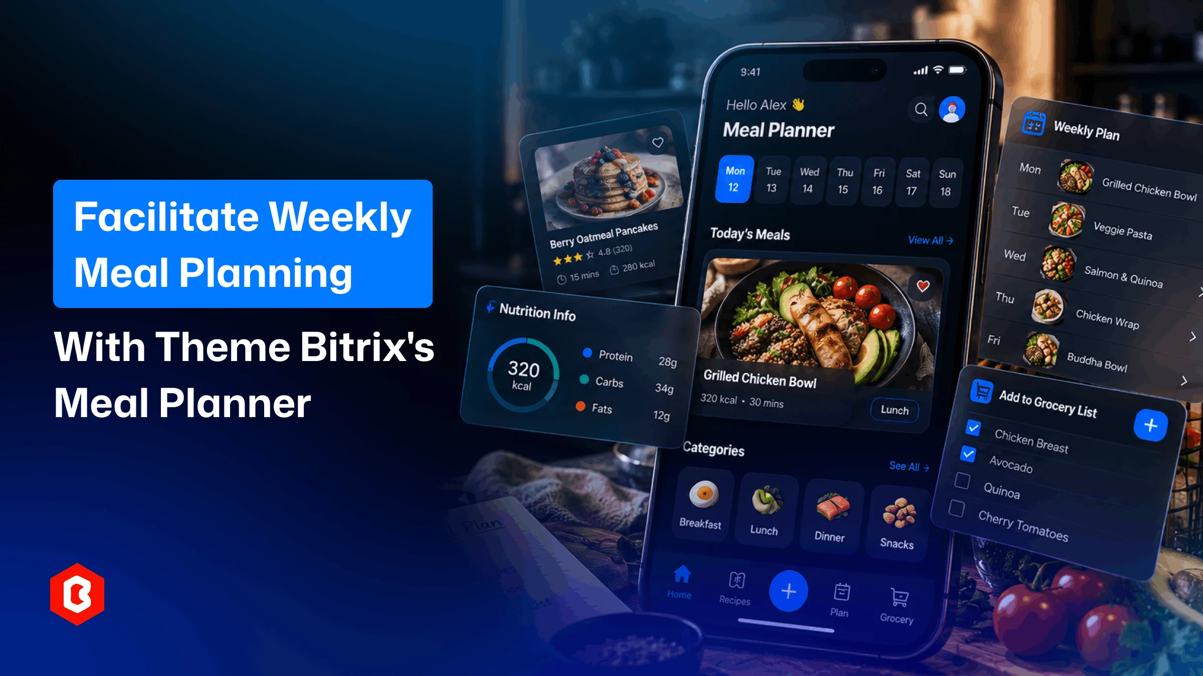 Facilitate Weekly Meal Planning With Theme Bitrix's Meal Planner