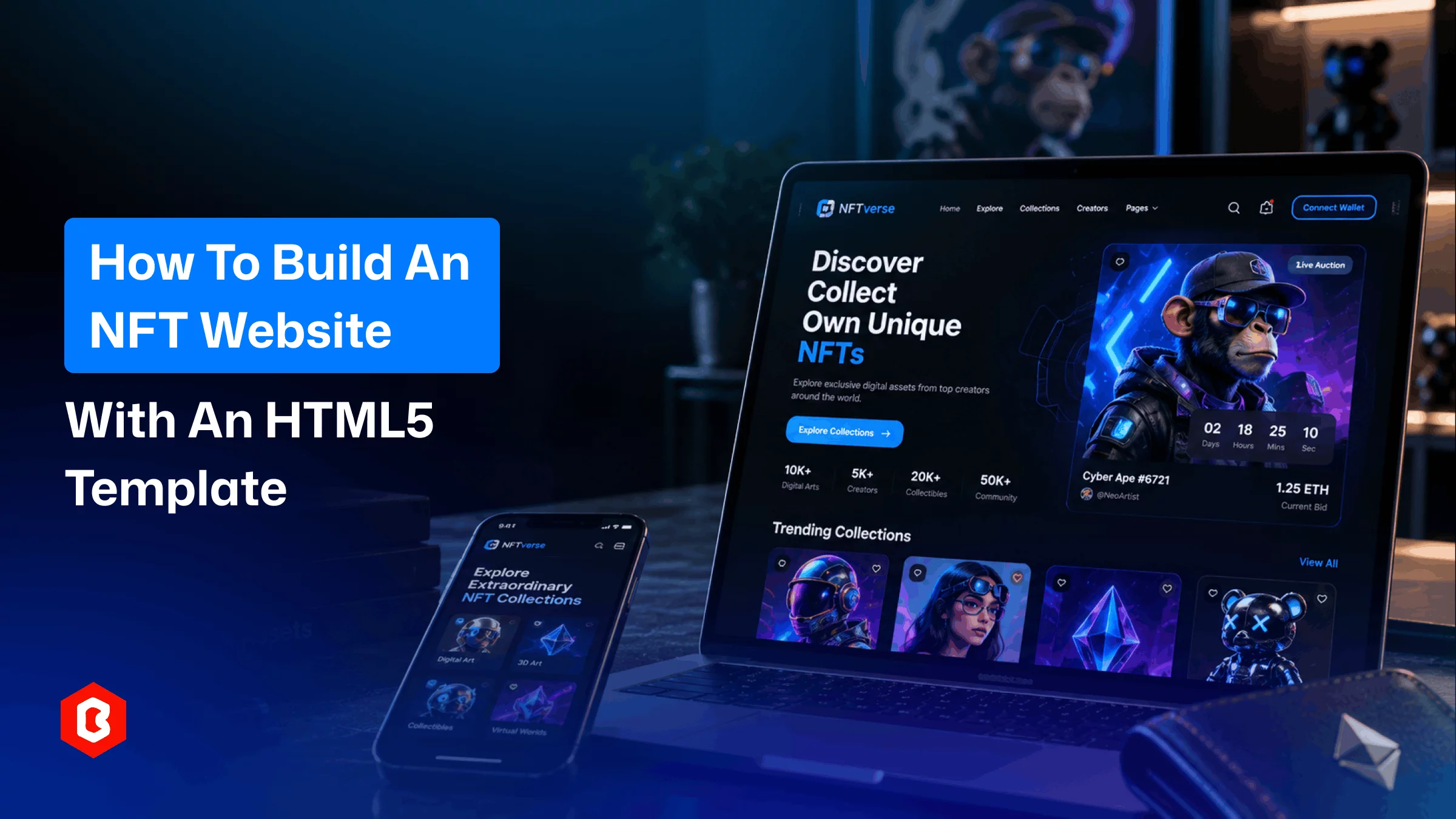 How to Build an NFT Website With an HTML5 Template