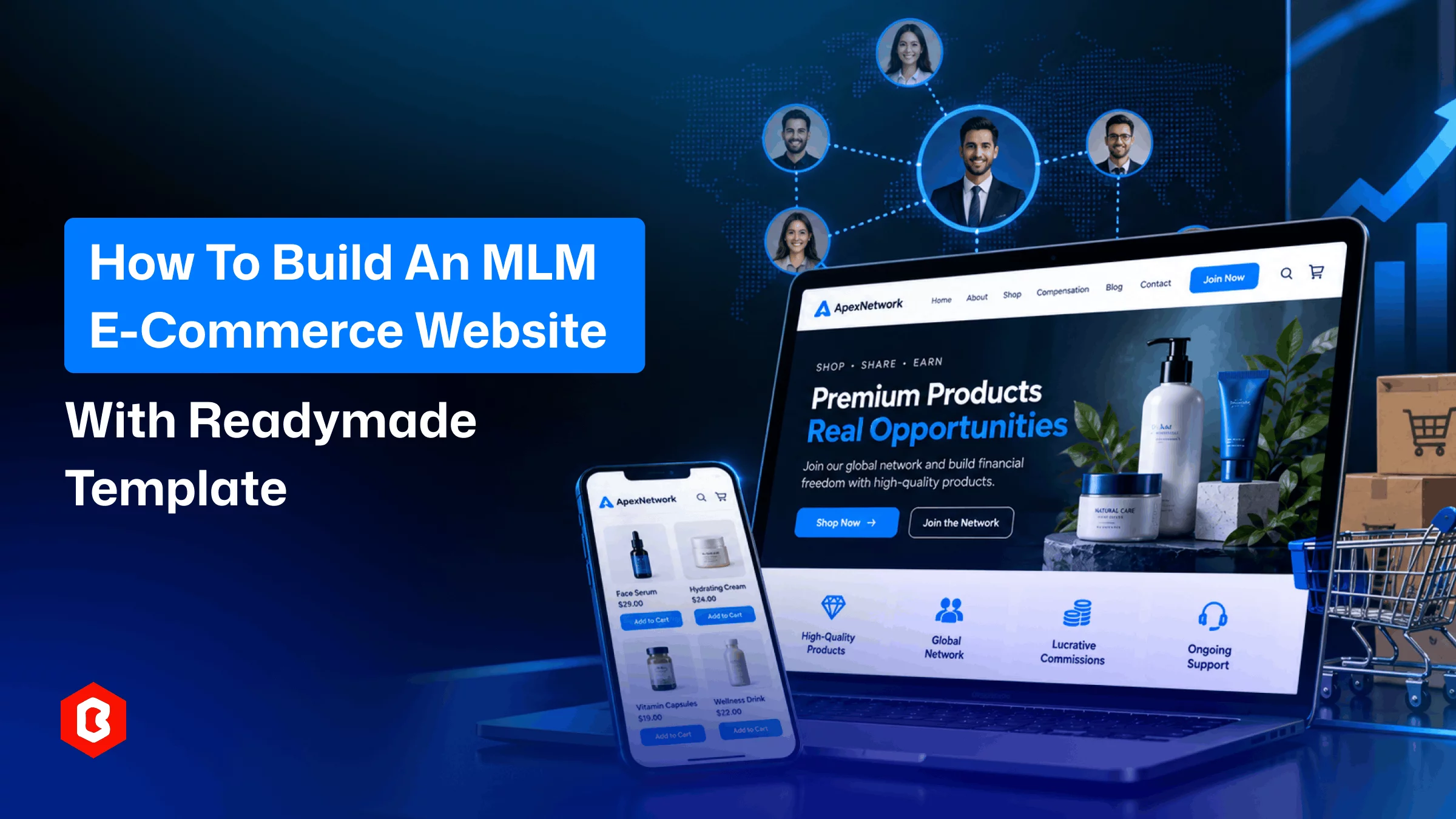 How to Build an MLM E-commerce Website With a Ready-made Template