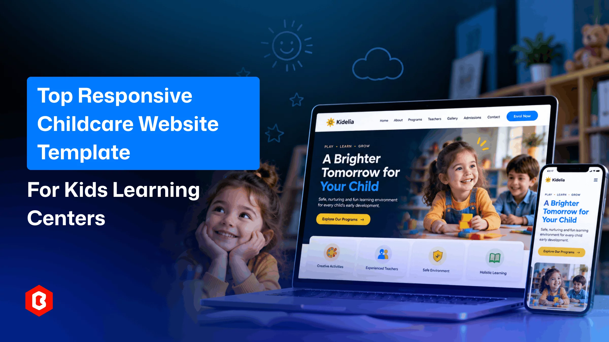 Responsive Childcare Website Templates