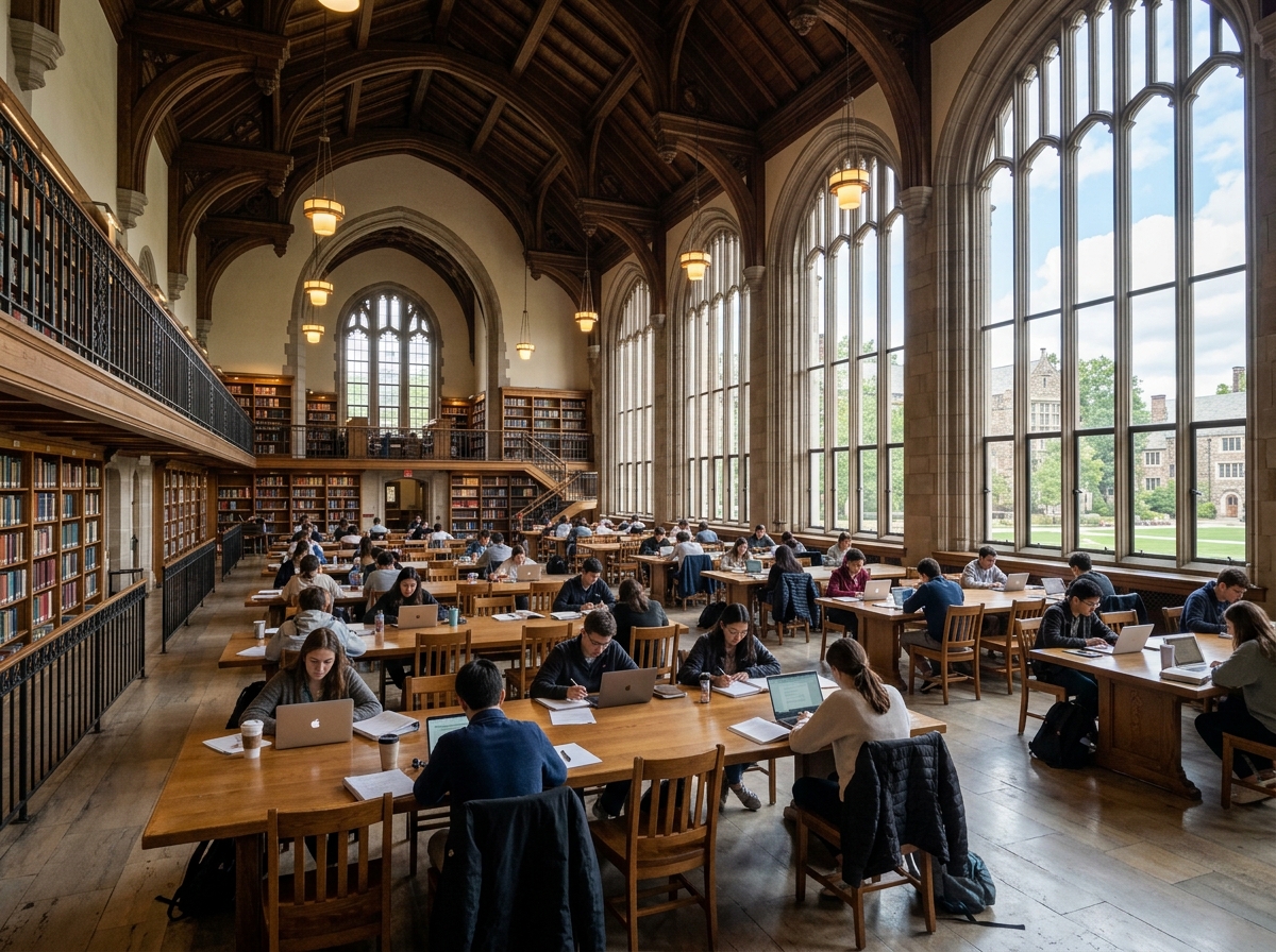 D1 University Grand Library Study Commons