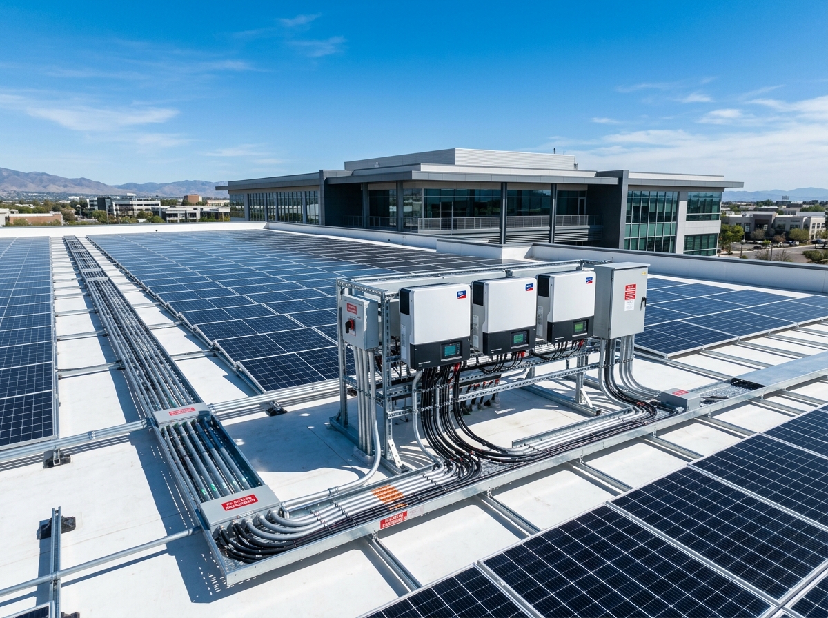 Rooftop Commercial Solar Array