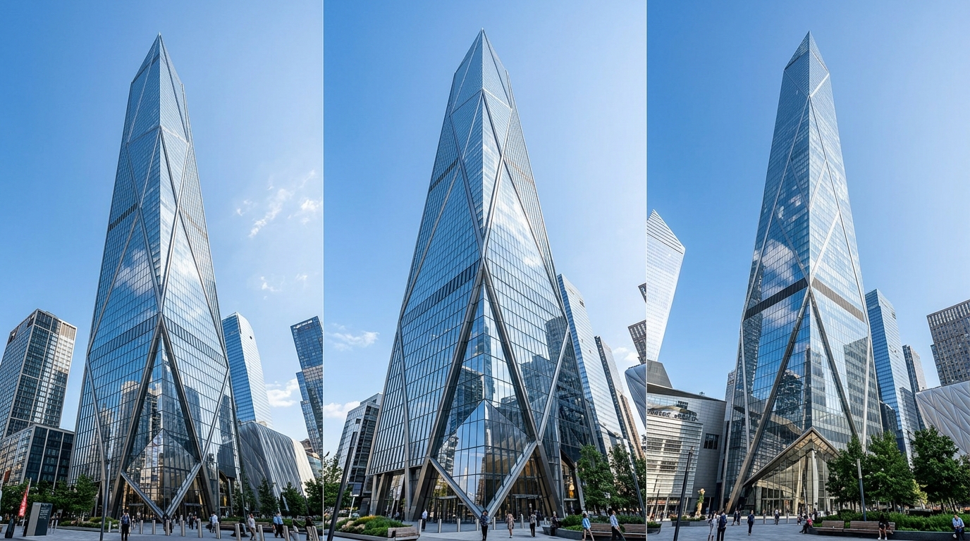 Spaciaz landmark modern commercial glass tower