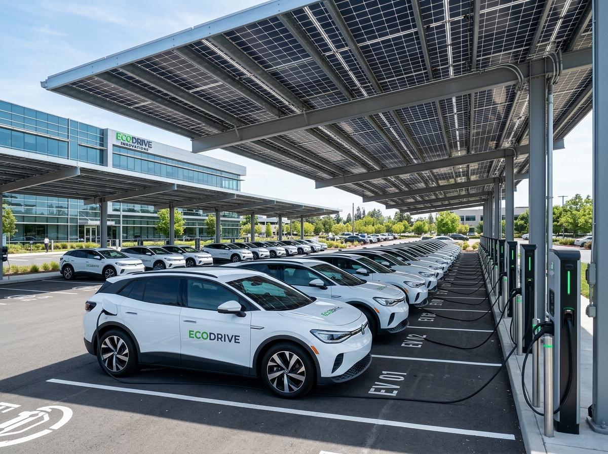 Commercial EV fleet charging